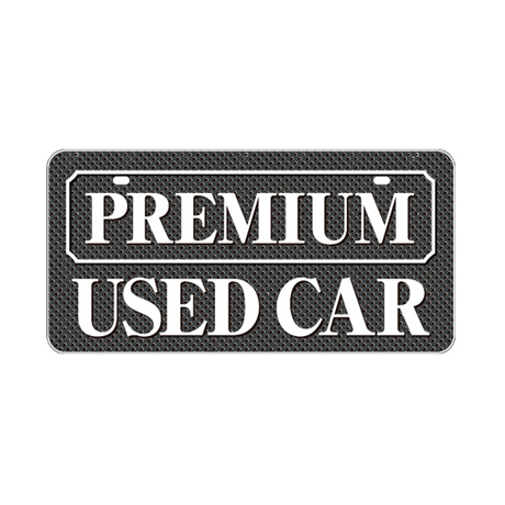 ナンバープレート（PREMIUM USED CAR 黒）