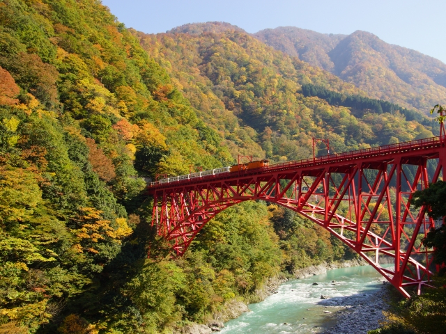 黒部峡谷鉄道（富山県黒部市）