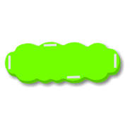 雲形蛍光紙イルミカラーシート（緑）