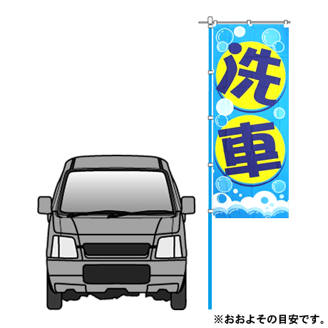 のぼり（洗車）オイル交換(2)