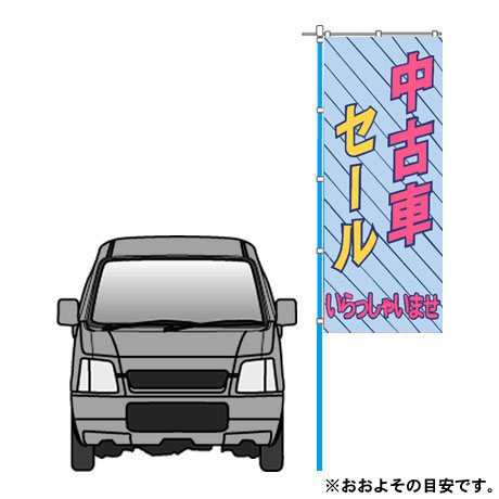 のぼり（中古車セール）（sha-007）(2)