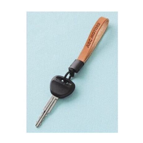 ＫＫ-11　Ｋクルット皮ベルトMサイズ　鍵のついた様子(3)