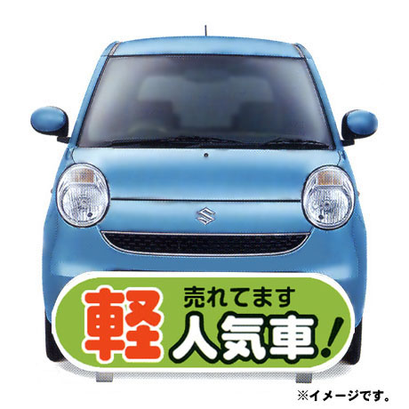 ケーアイサイン　本体セット（軽 人気車 緑）(1)