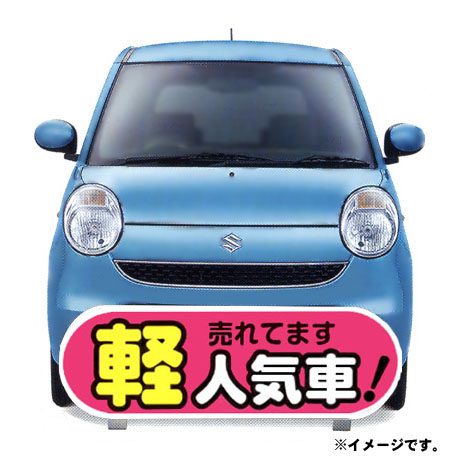 ケーアイサイン　本体セット（軽 人気車 ピンク）(1)