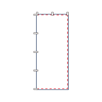 オリジナルのぼり旗のサイズ